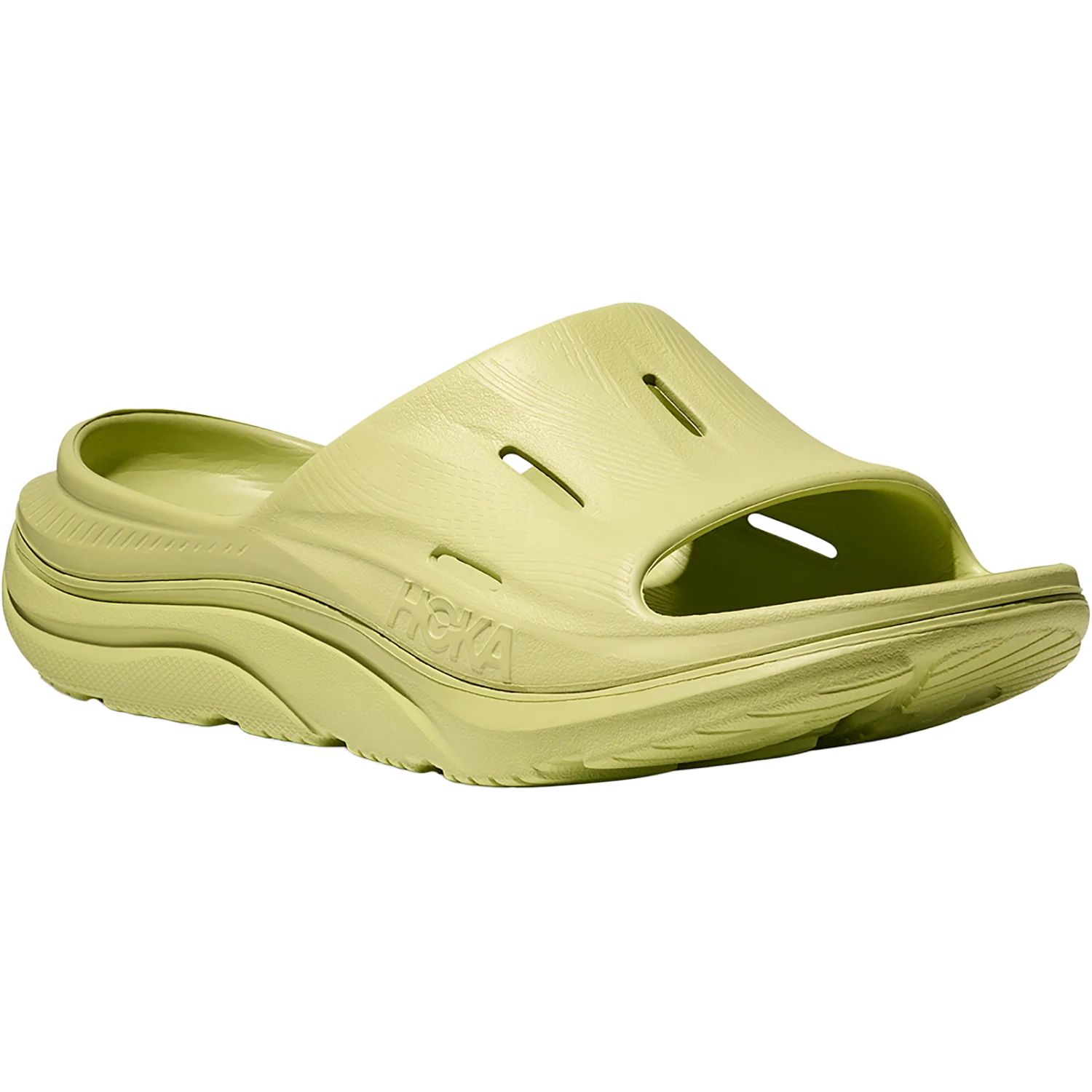 Hoka Ora Recovery Slide 3 Unisex Recovery Honeydew/Honeydew - Image 5