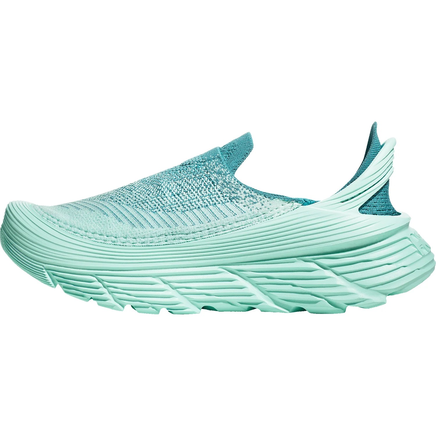 Hoka Restore TC Unisex Slip On Shoes Ocean Mist/Sunlit Ocean Mesh - Image 3