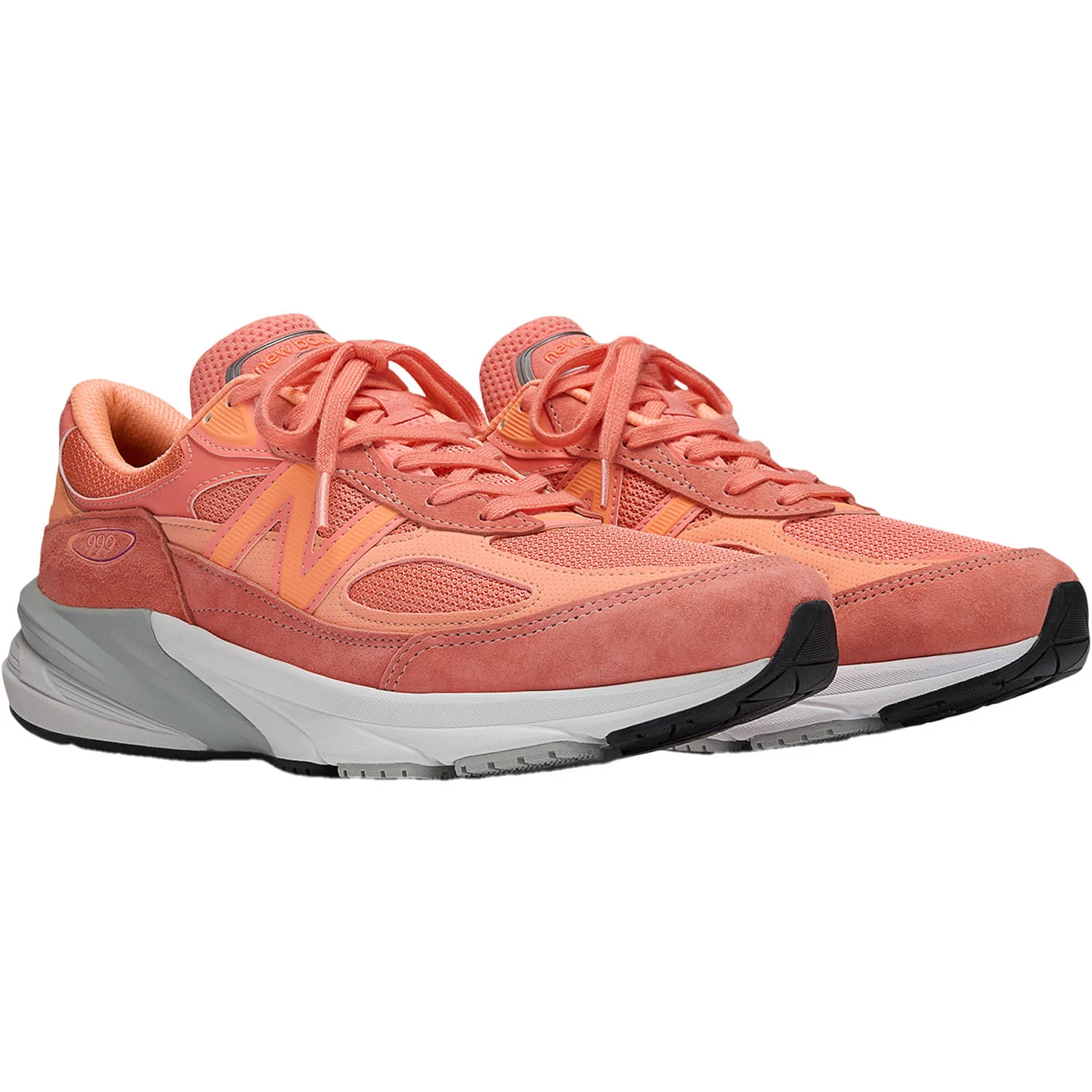 New Balance U990SR6 Unisex Running Shoes Sunrise/Grey - Image 5