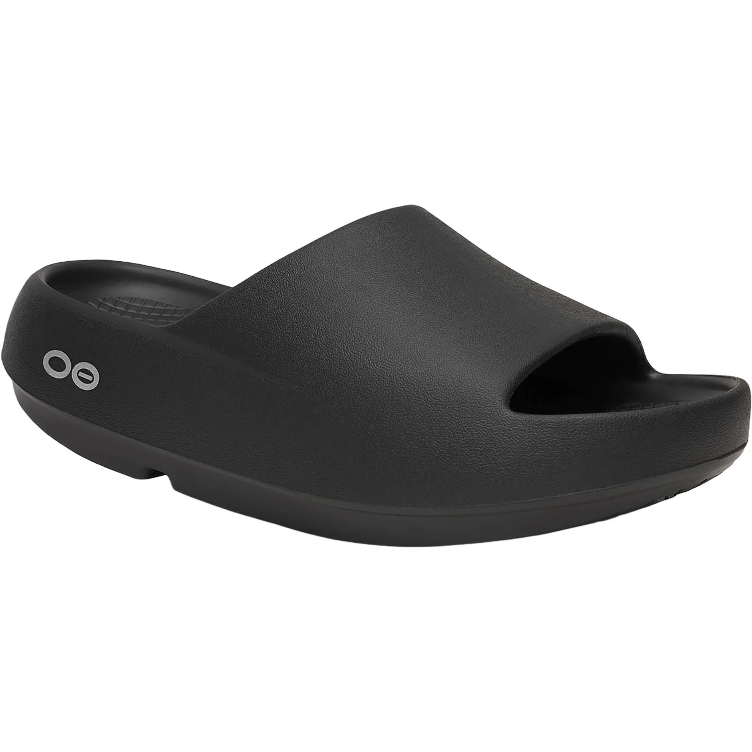 OOFOS OOahh+ Unisex Recovery Slide Sandals Black - Image 5