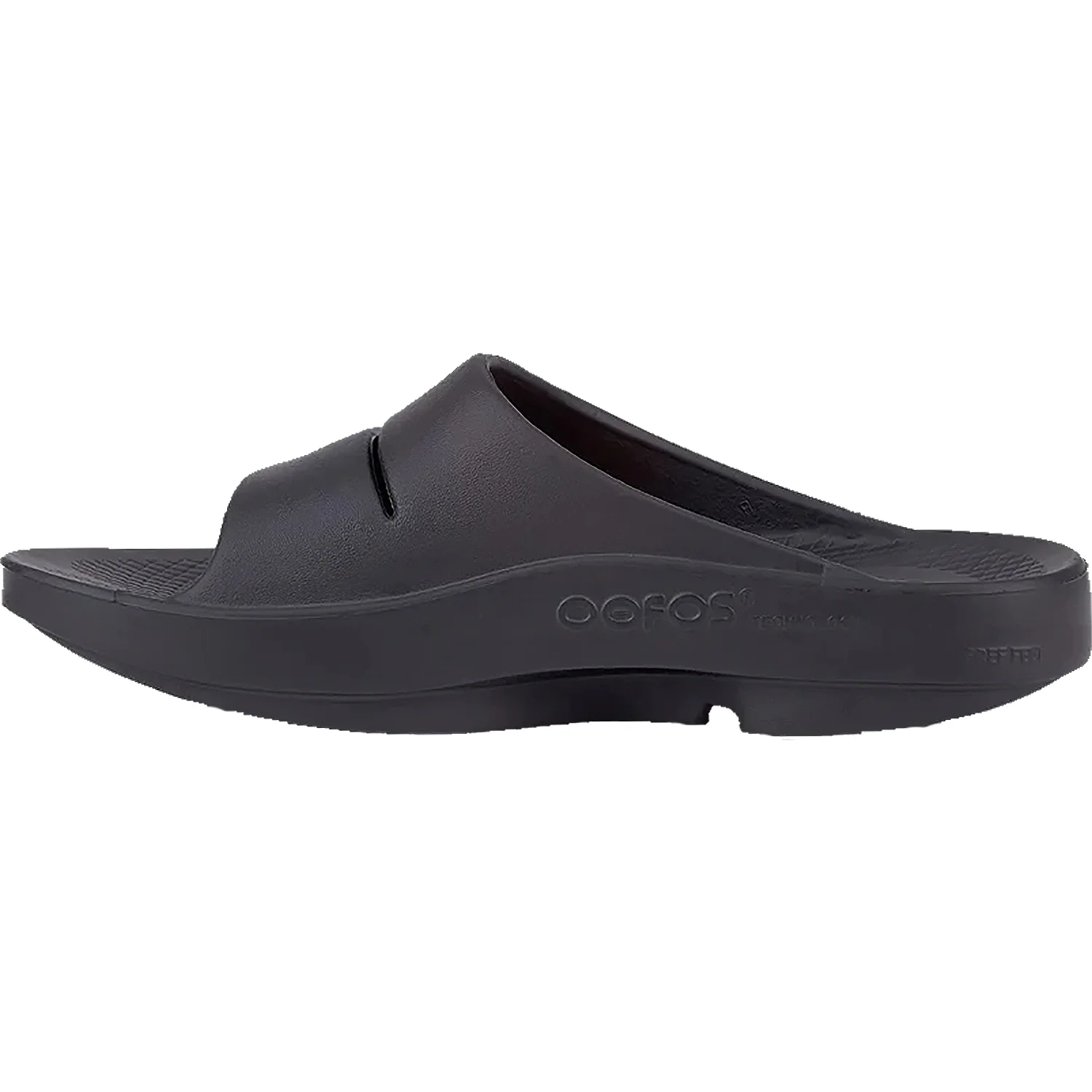 OOFOS OOahh Unisex Slide Sandals Black Synthetic - Image 3