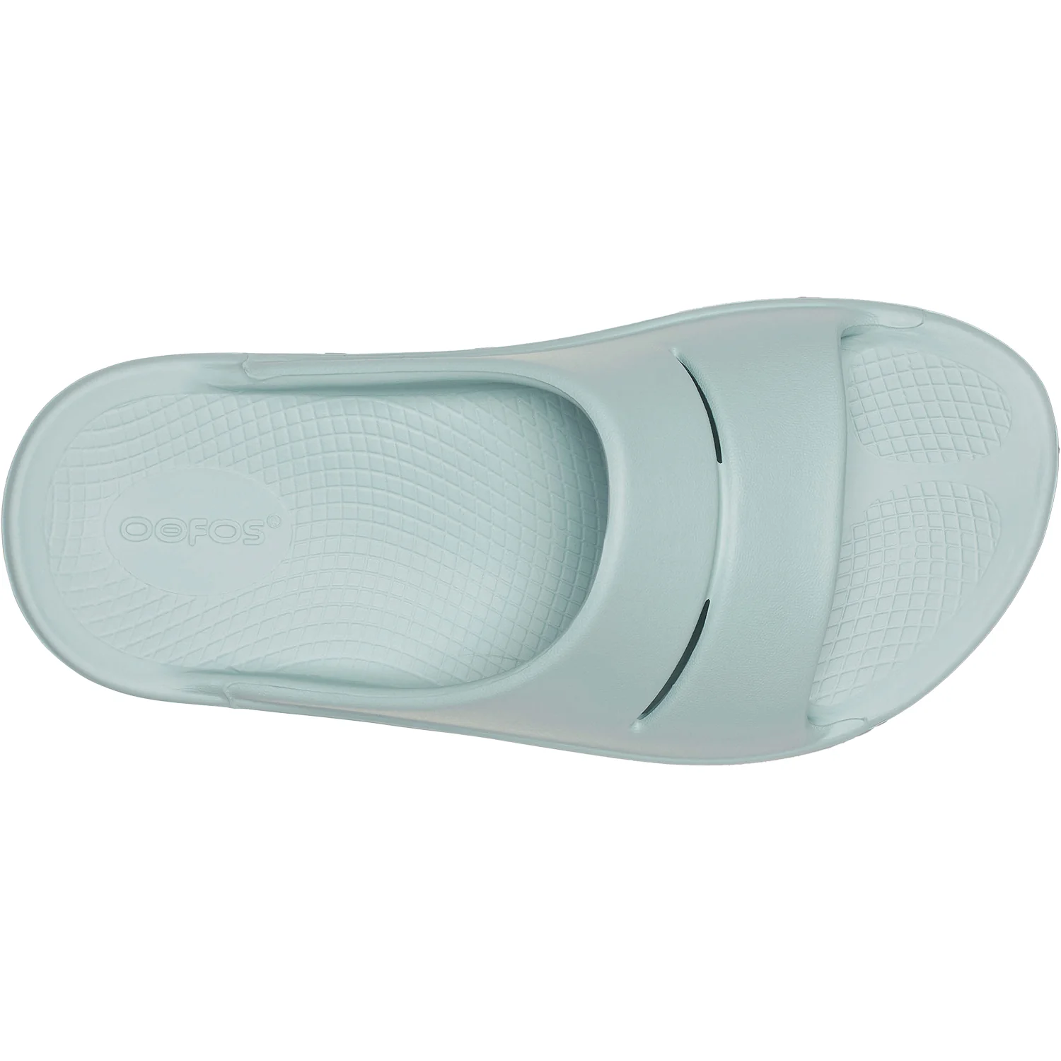 OOFOS OOahh Unisex Slide Sandals Mist Synthetic - Image 2