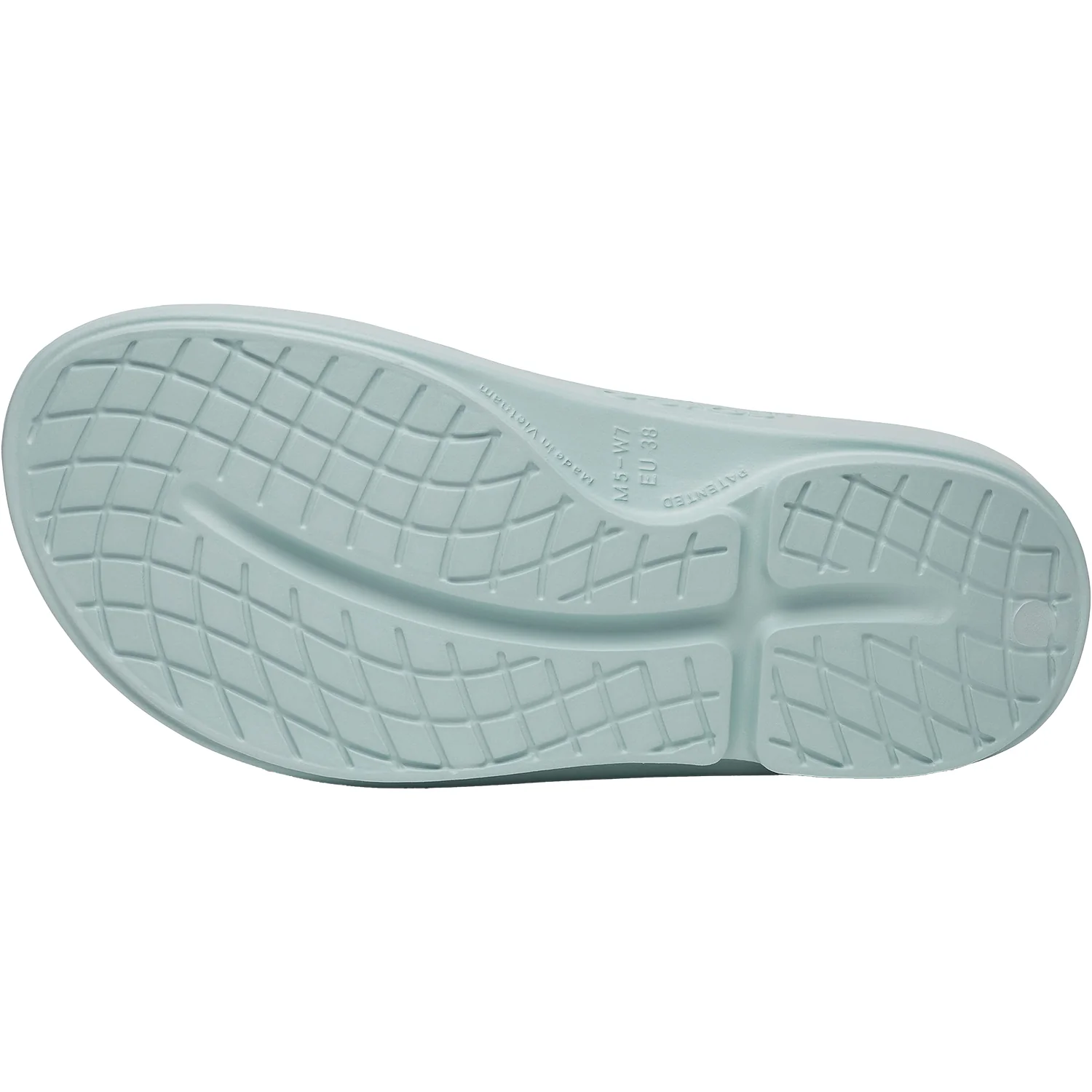 OOFOS OOahh Unisex Slide Sandals Mist Synthetic - Image 4