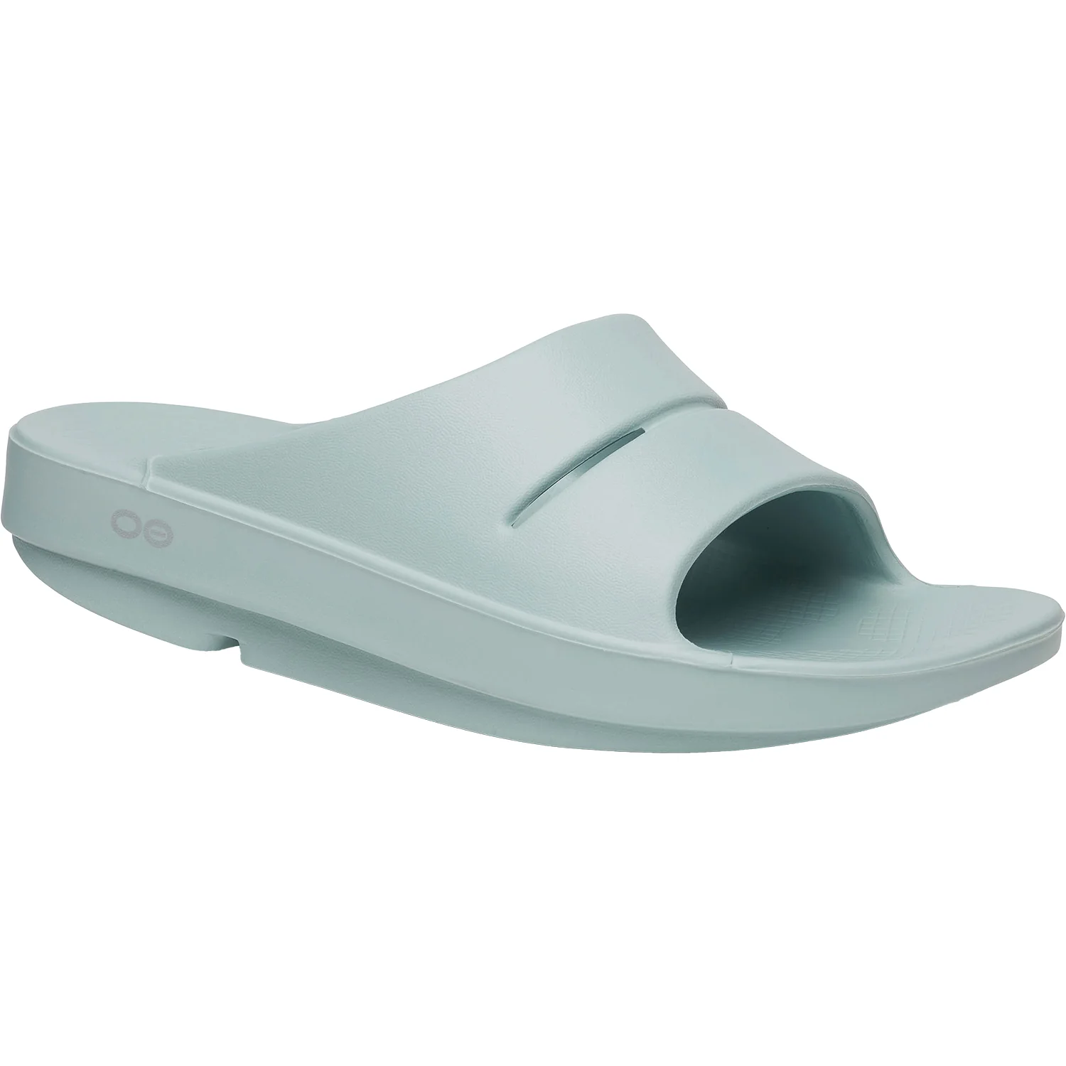 OOFOS OOahh Unisex Slide Sandals Mist Synthetic - Image 5