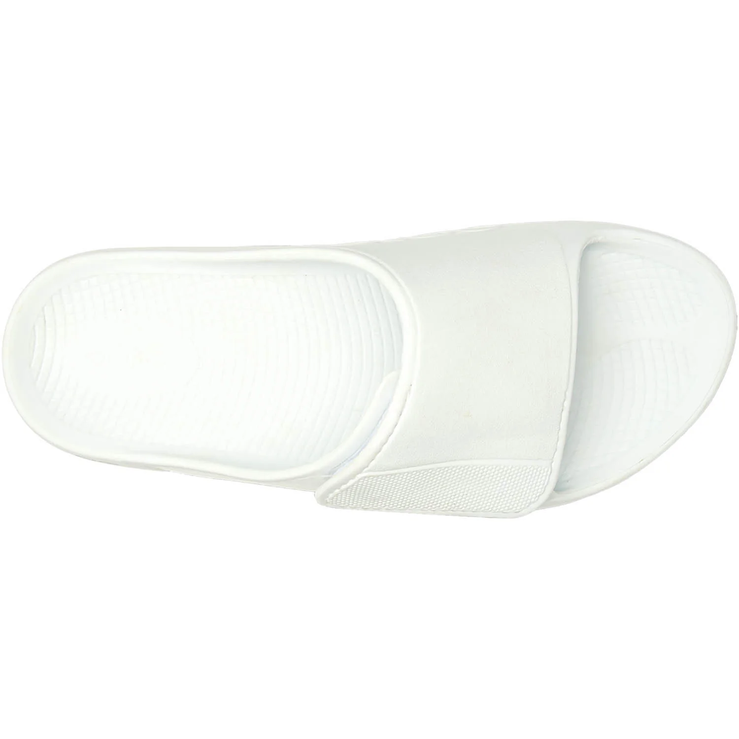 OOFOS OOahh Sport Flex Unisex Recovery Slide Sandals White - Image 2