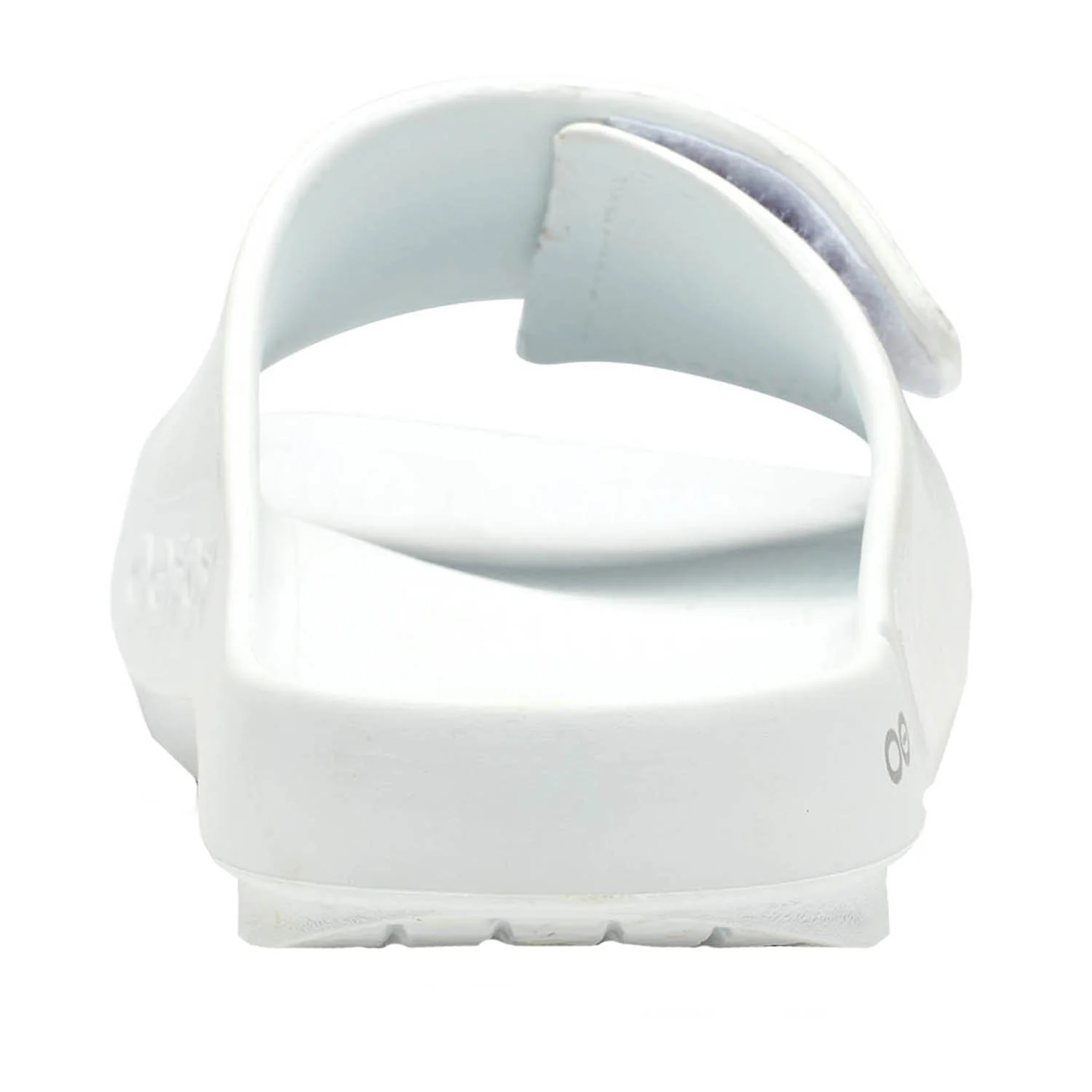 OOFOS OOahh Sport Flex Unisex Recovery Slide Sandals White - Image 6
