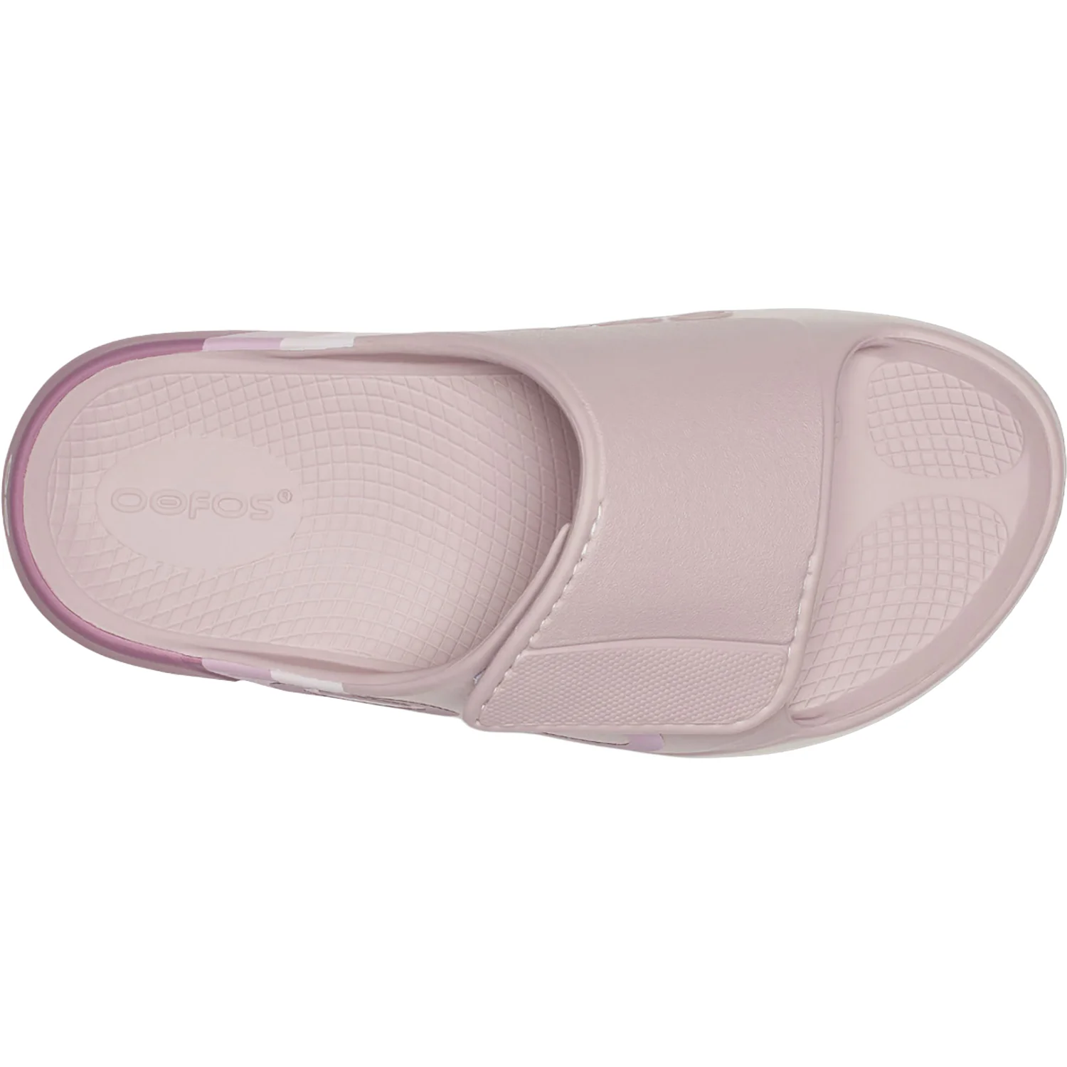 Oofos OOAhh Sport Flex Limited Unisex Recovery Slide Sandals Orchid Rally - Image 2