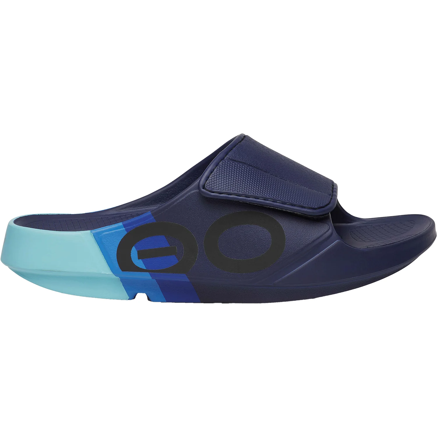 OOFOS OOahh Sport Flex Limited Slide Unisex Recovery Slide Sandals Sky Rally Synthetic