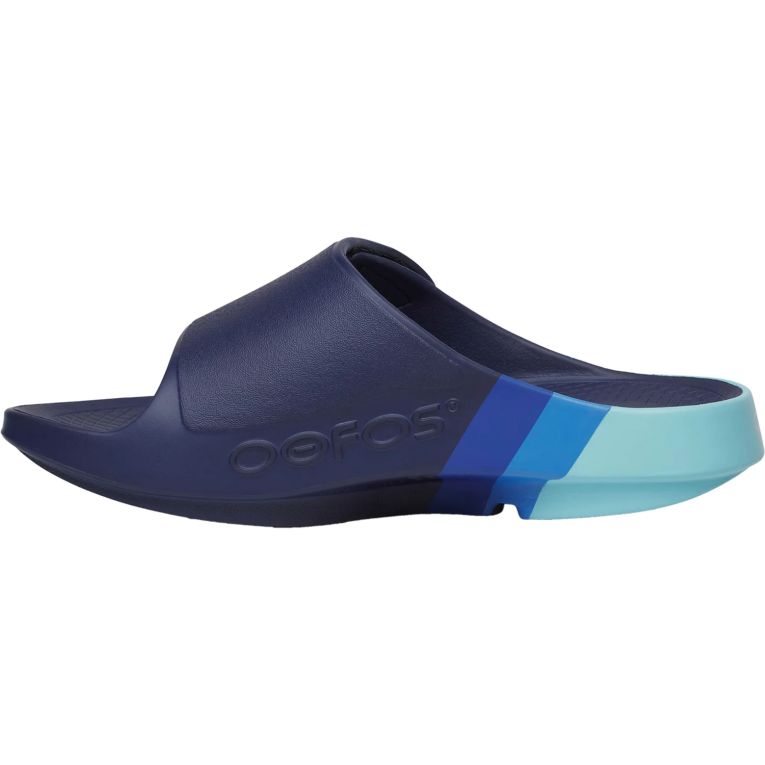 OOFOS OOahh Sport Flex Limited Slide Unisex Recovery Slide Sandals Sky Rally Synthetic - Image 3