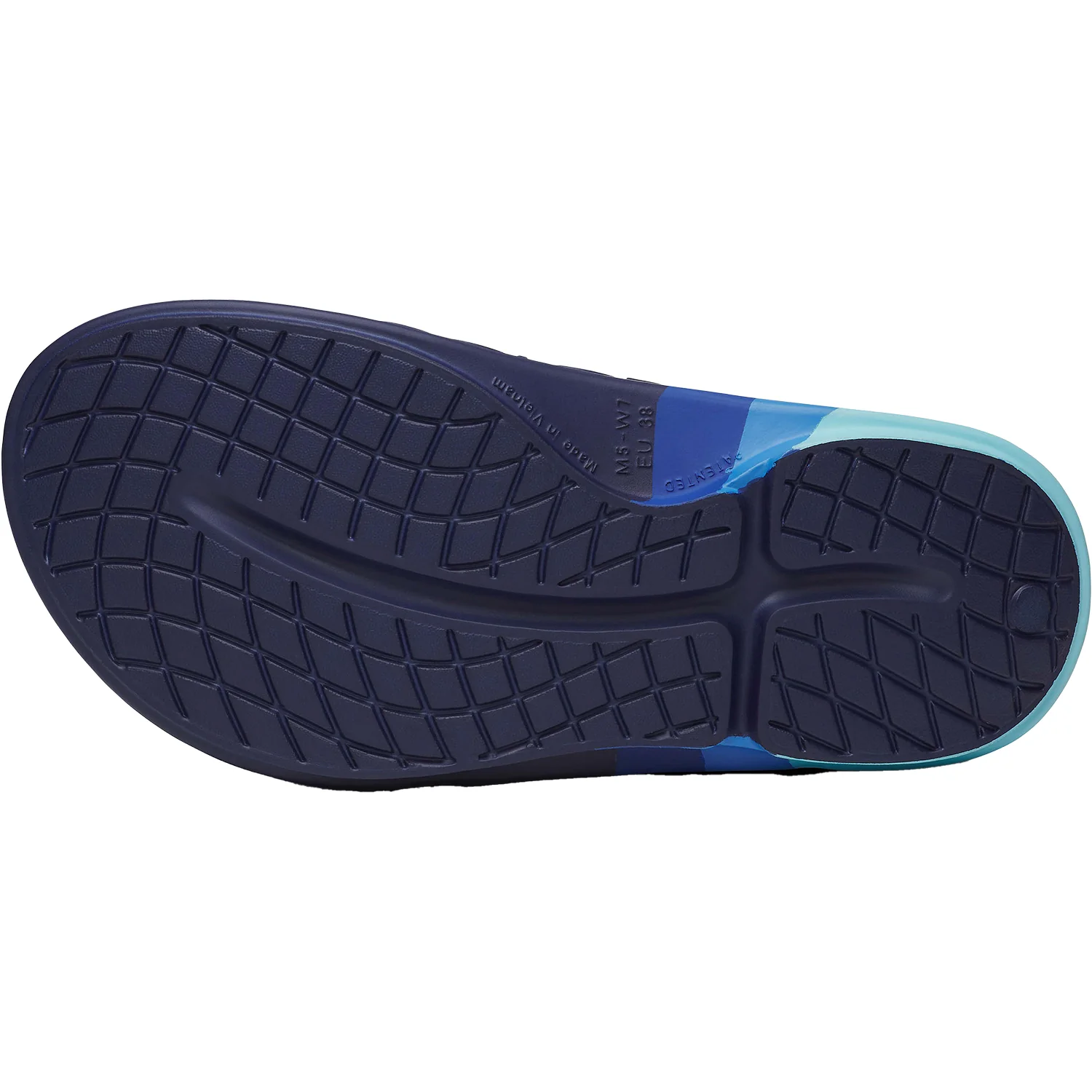 OOFOS OOahh Sport Flex Limited Slide Unisex Recovery Slide Sandals Sky Rally Synthetic - Image 4