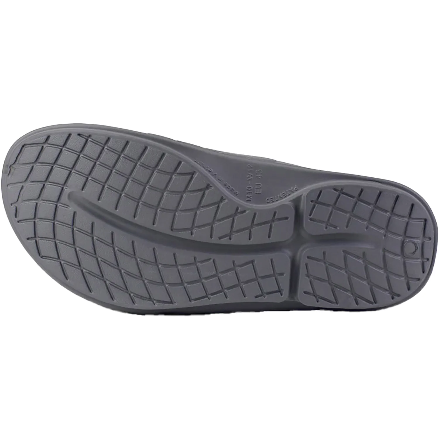 OOFOS OOahh Sport Flex Unisex Recovery Slide Sandals Slate Synthetic - Image 4