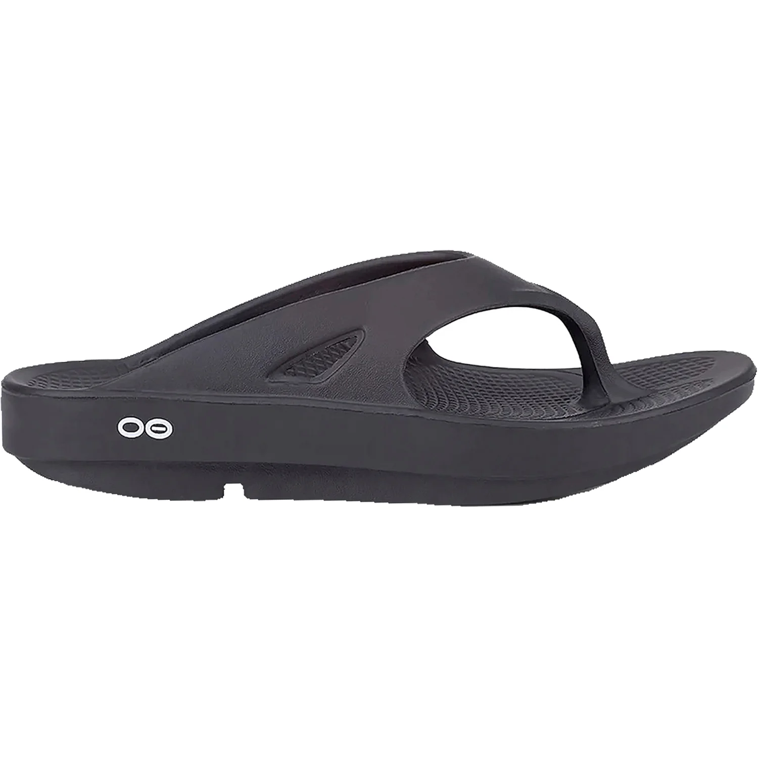 OOFOS OOriginal Unisex Thong Sandals Black Synthetic