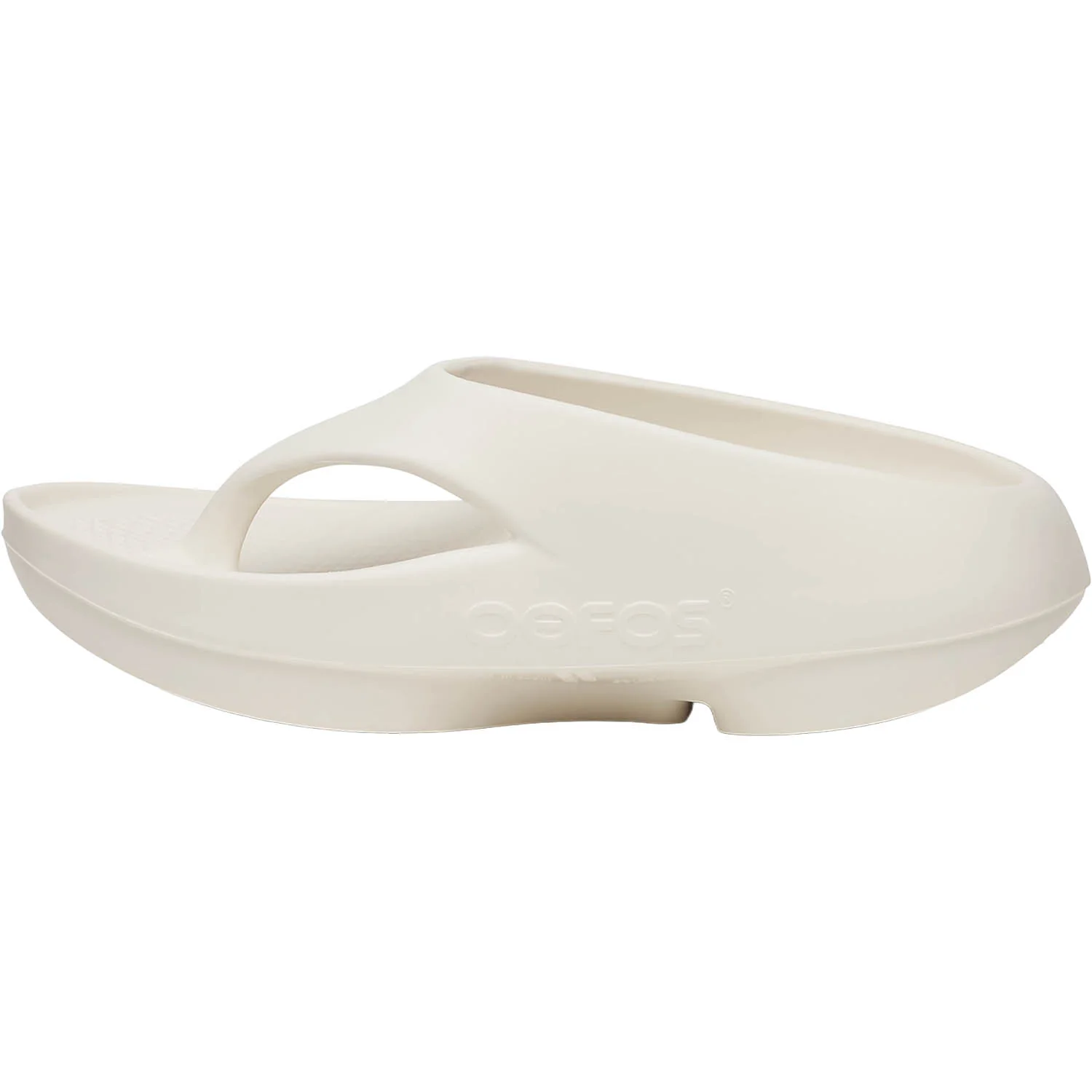 OOFOS OOriginal+ Unisex Recovery Slide Sandals Chalk - Image 3
