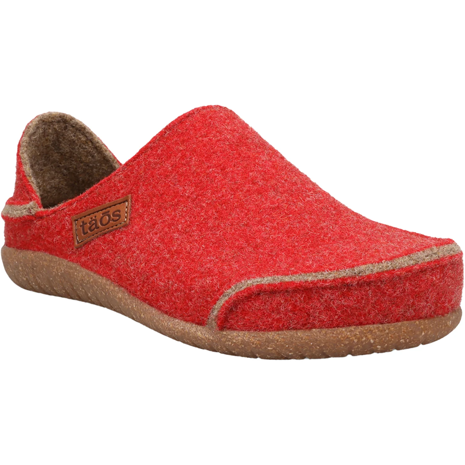 Taos Convertawool Unisex Outdoor Slippers Red/Tan - Image 5