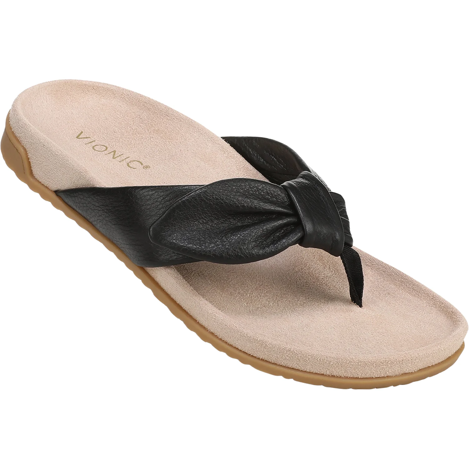 Vionic Eva Women's Sandals Black Leather - Image 4