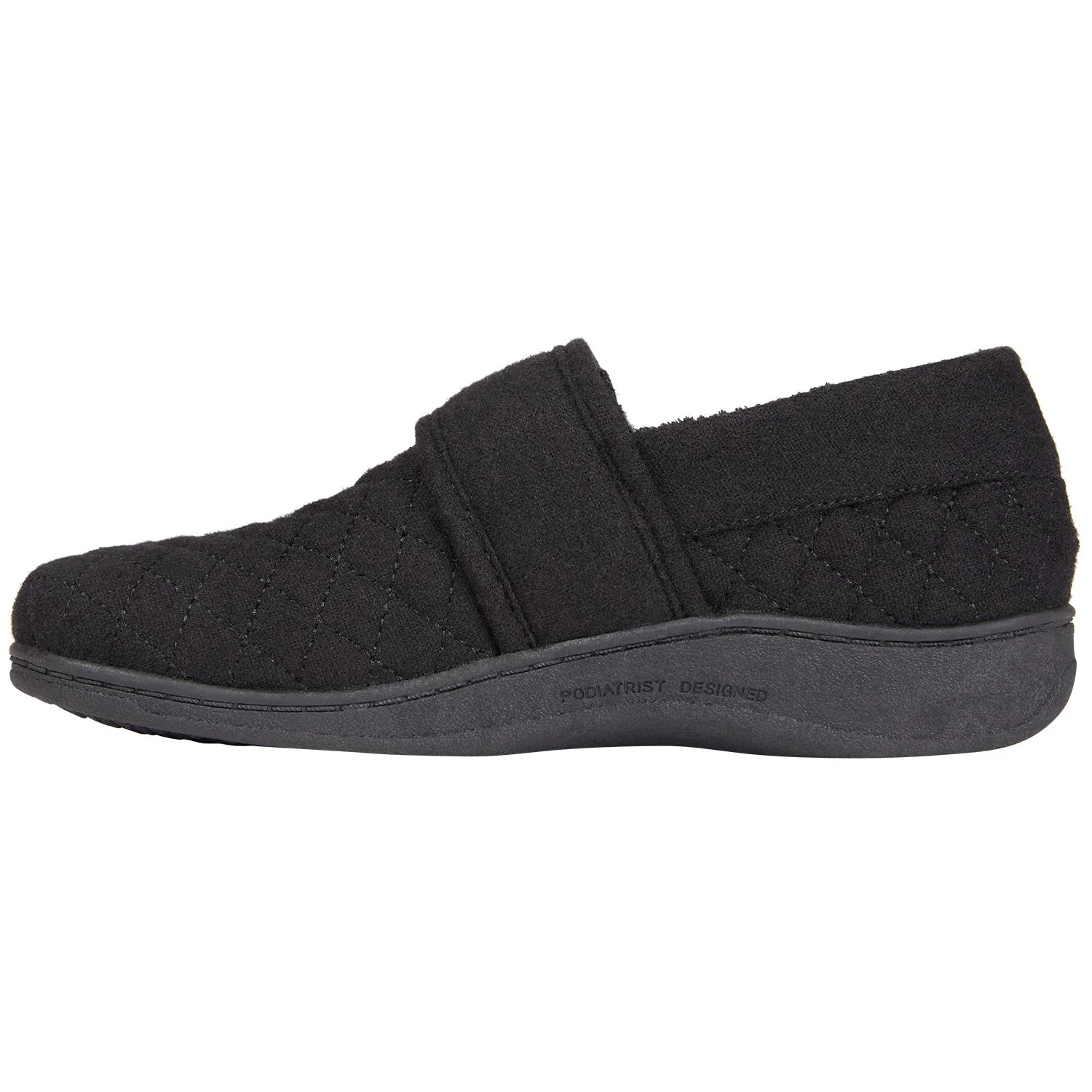 Vionic Jackie Women's Slippers Black Flannel - Image 3