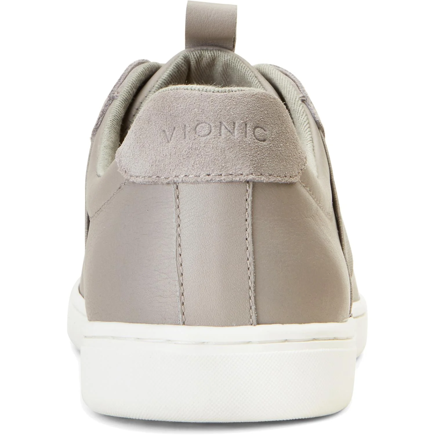 Vionic Lono Men's Sneakers Light Grey Leather - Image 4