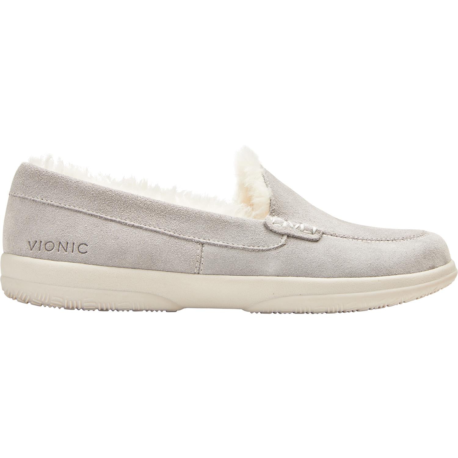 Vionic Lynez Women's Slippers Light Grey Suede