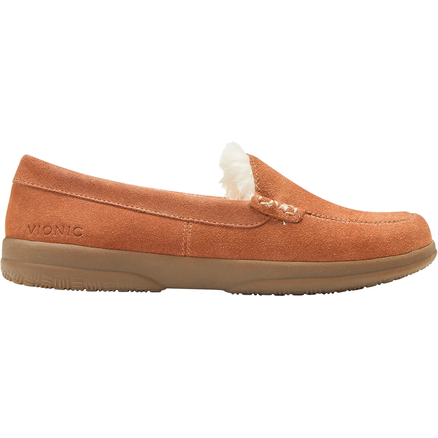 Vionic Lynez Women's Supportive Slippers Toffee Suede