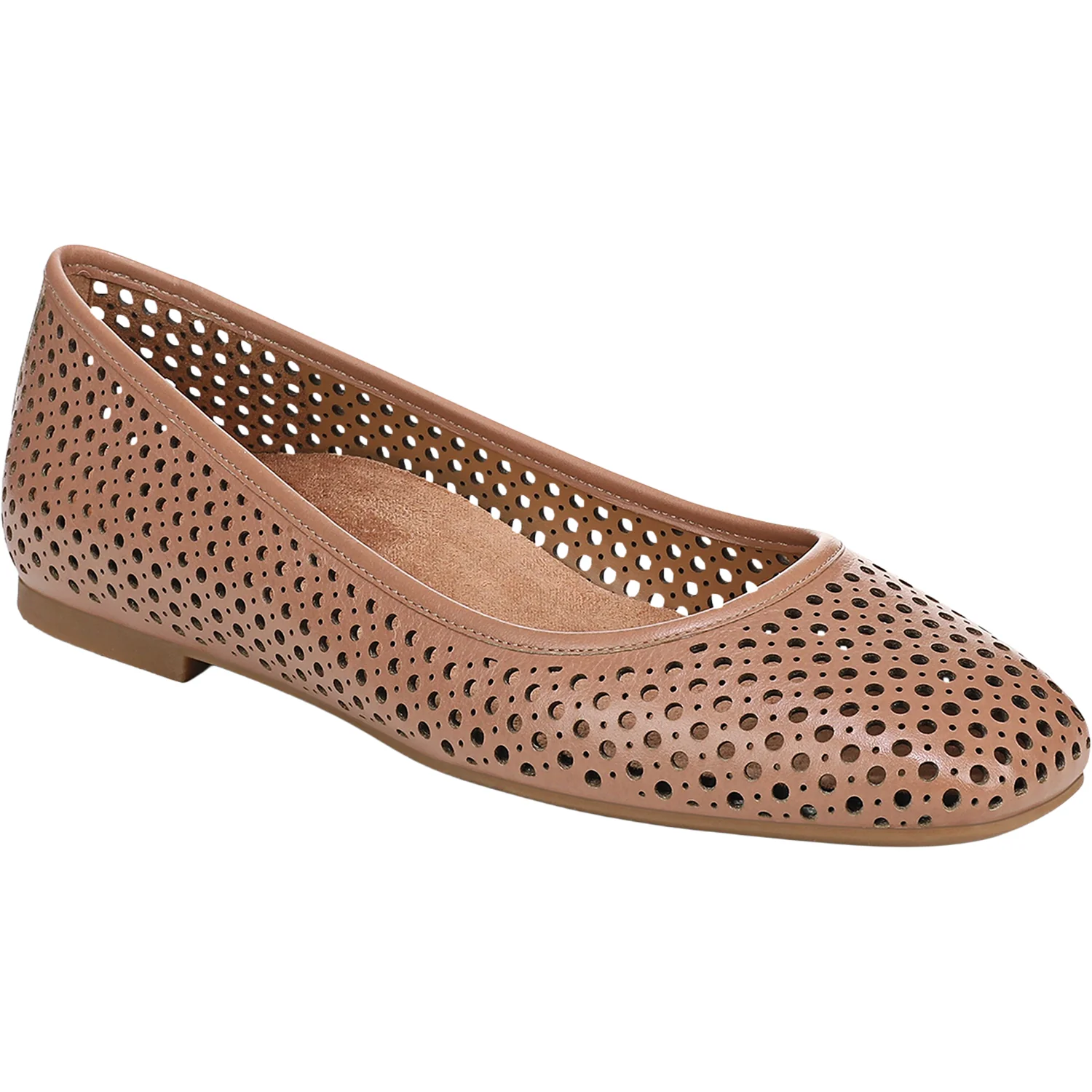 Vionic Orinda Perf Women's Casual Flats Mocha Mousse - Image 5