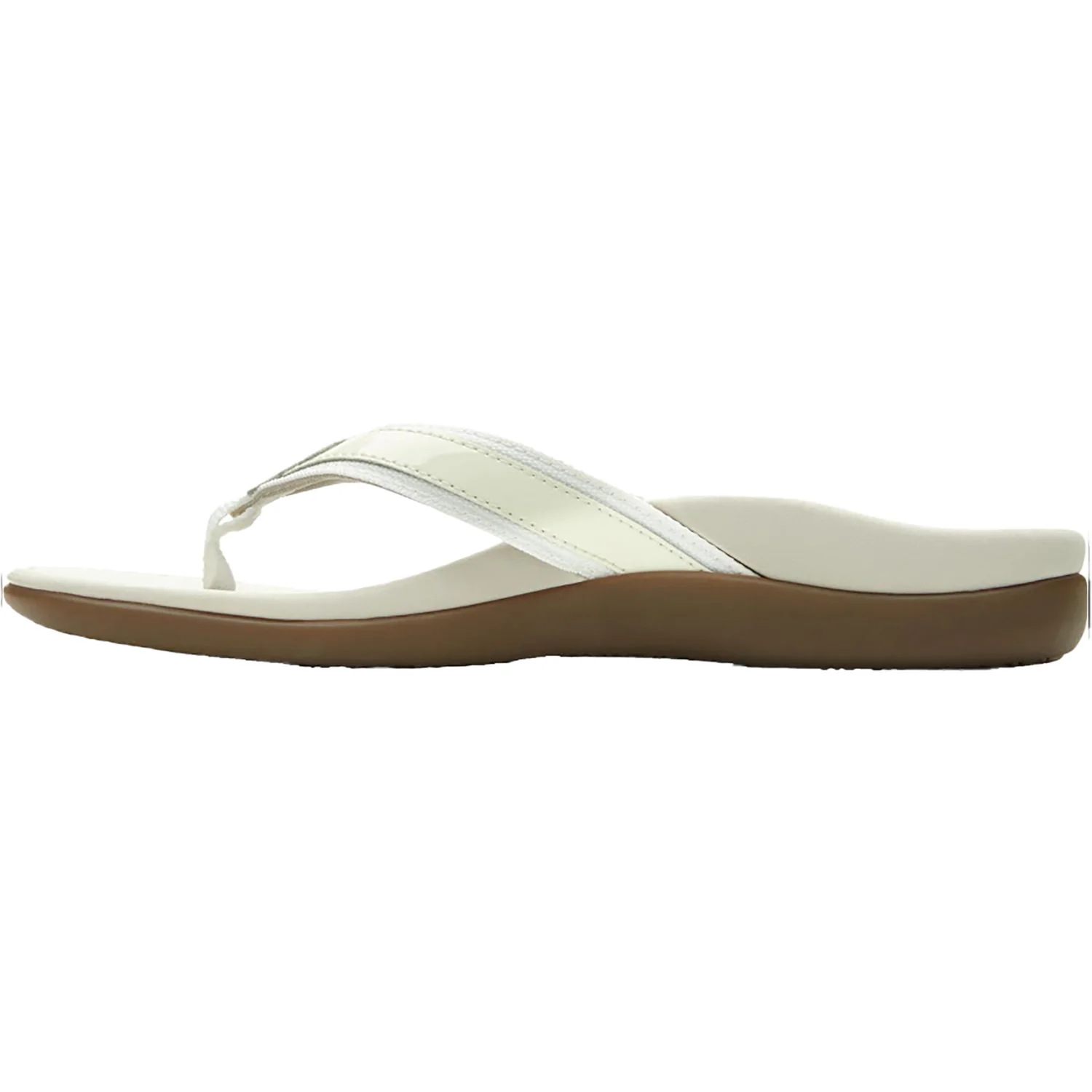 Vionic Tide II Women's Toe Post Sandals White/Cream - Image 3
