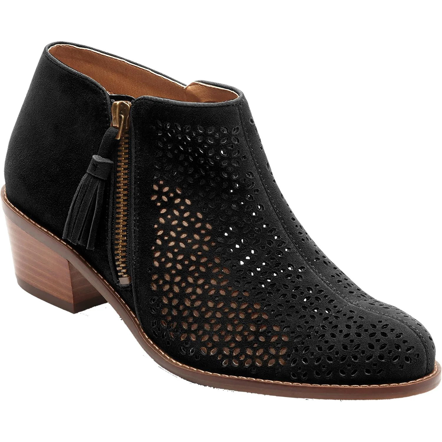 Vionic Daytona Women's Ankle Boots Black Suede - Image 3