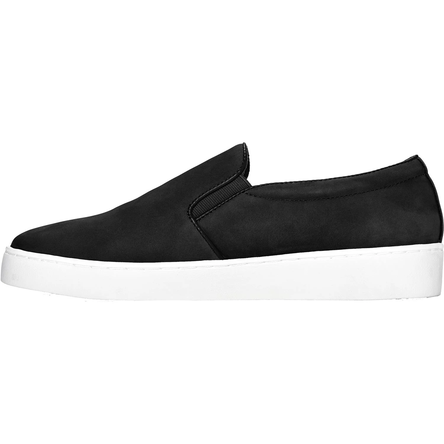 Vionic Midi Women's Slip Ons Black Suede - Image 3
