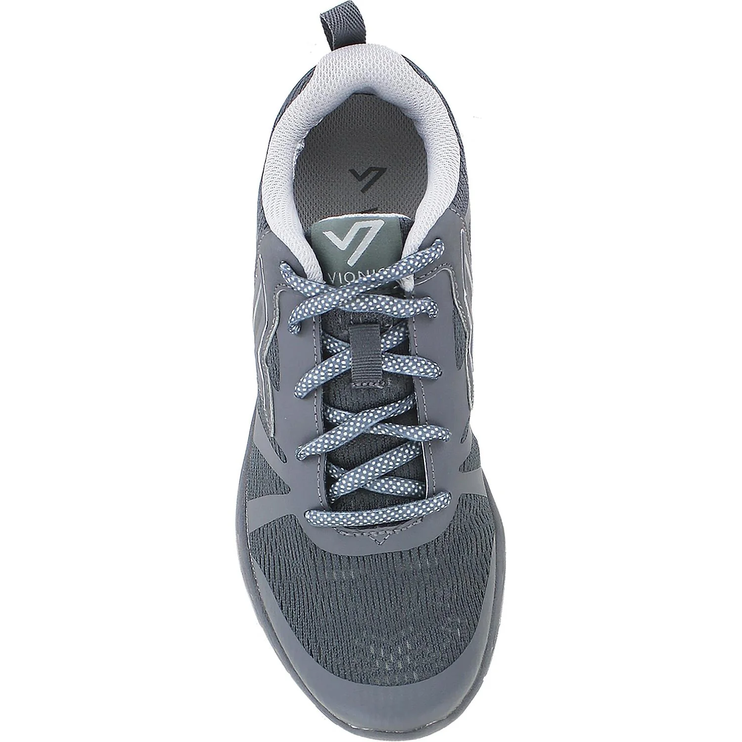 Vionic Miles Women's Walking Shoes Grey Synthetic/Mesh - Image 2