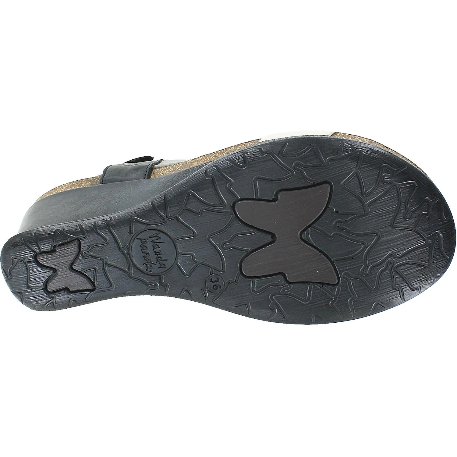 Women's Wanda Panda Meryl WP-3111 Black Leather - Image 4