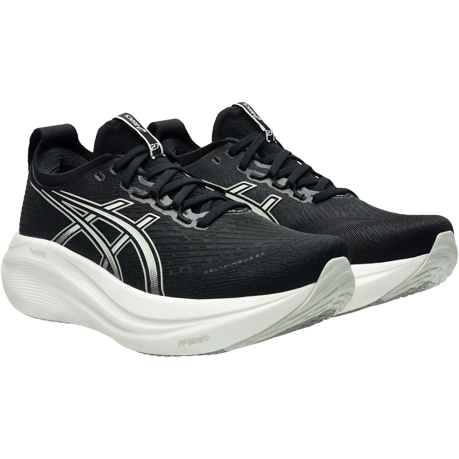ASICS Gel Nimbus 27 (Neutral Support) Women's Athletic Shoes Black/Lake Grey - Image 5