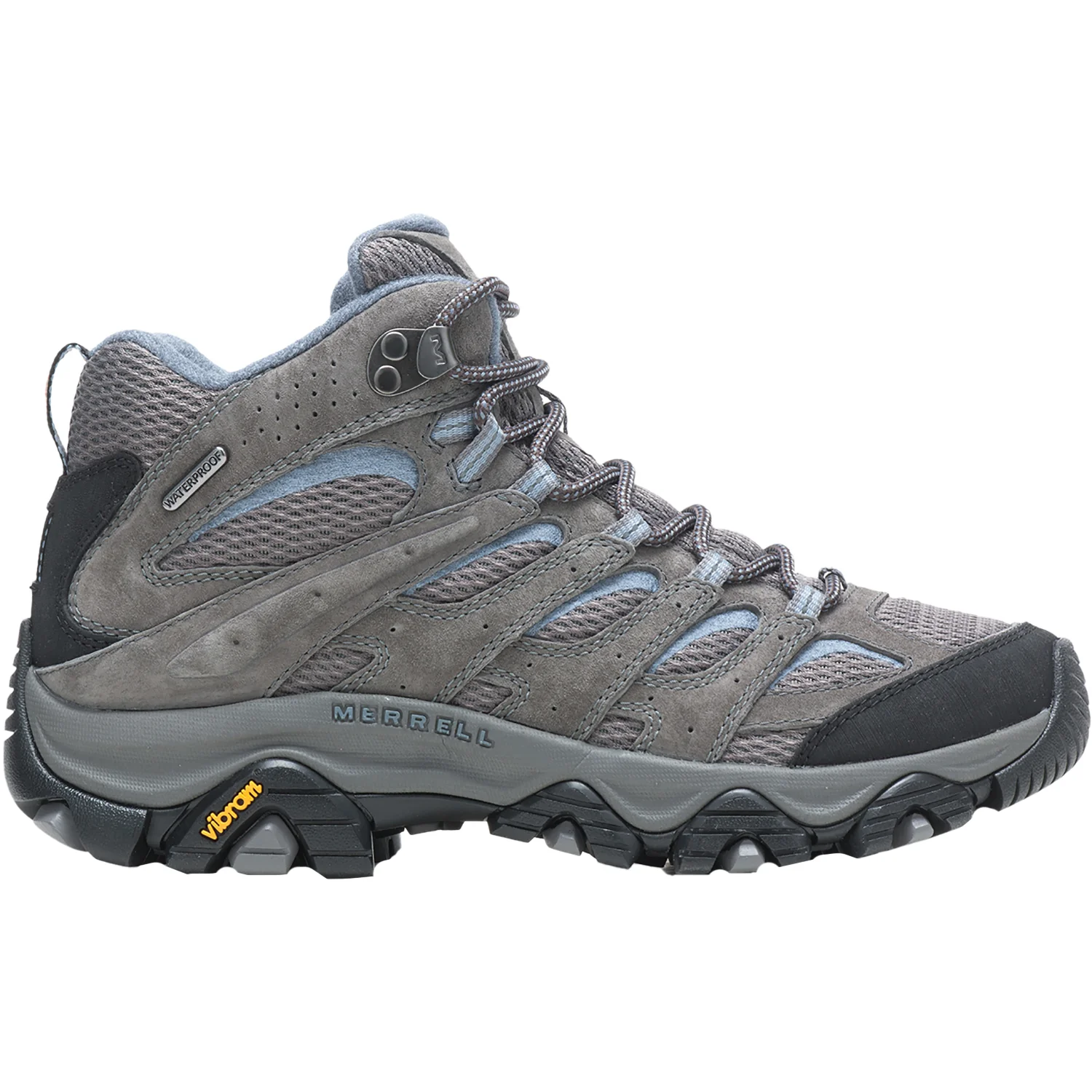 Merrell Moab 3 Mid Waterproof Women's Athletic Shoes Trail Hiking Shoes Granite