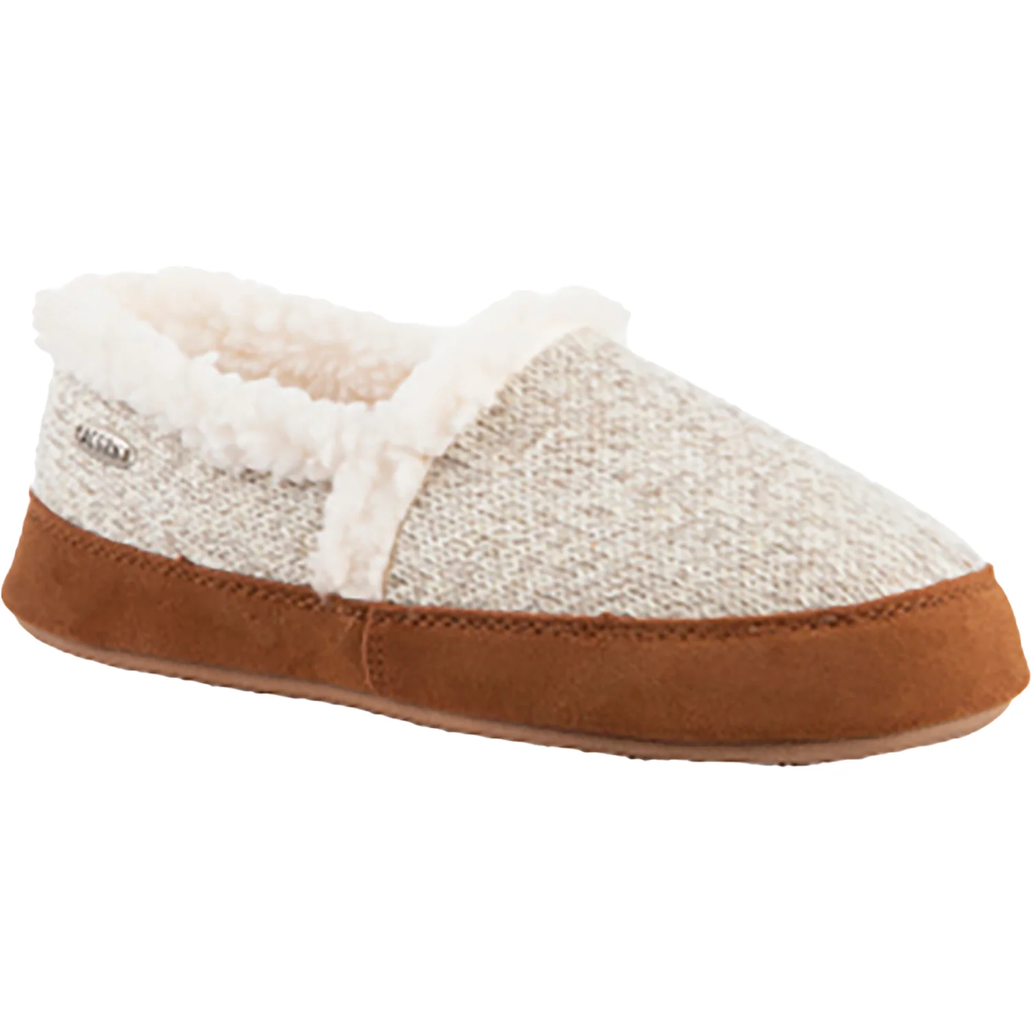 Acorn Acorn Moc Ragg Women's Slippers Oatmeal Heather - Image 3