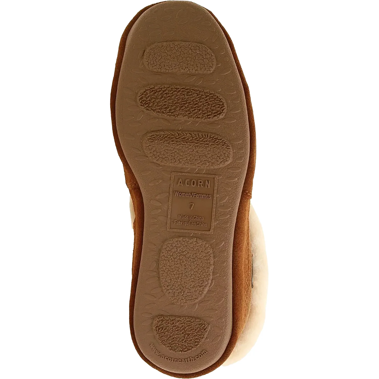 Acorn Oh Ewe Sheepskin Women's Slippers Walnut - Image 3