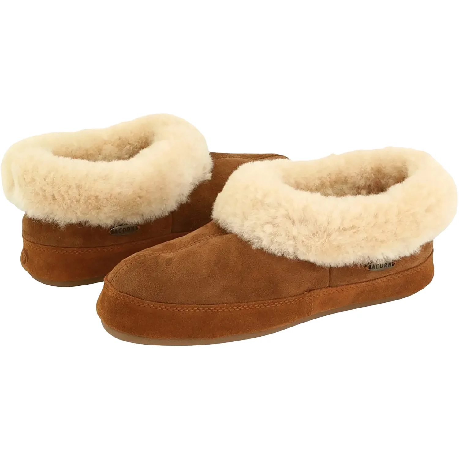 Acorn Oh Ewe Sheepskin Women's Slippers Walnut - Image 4