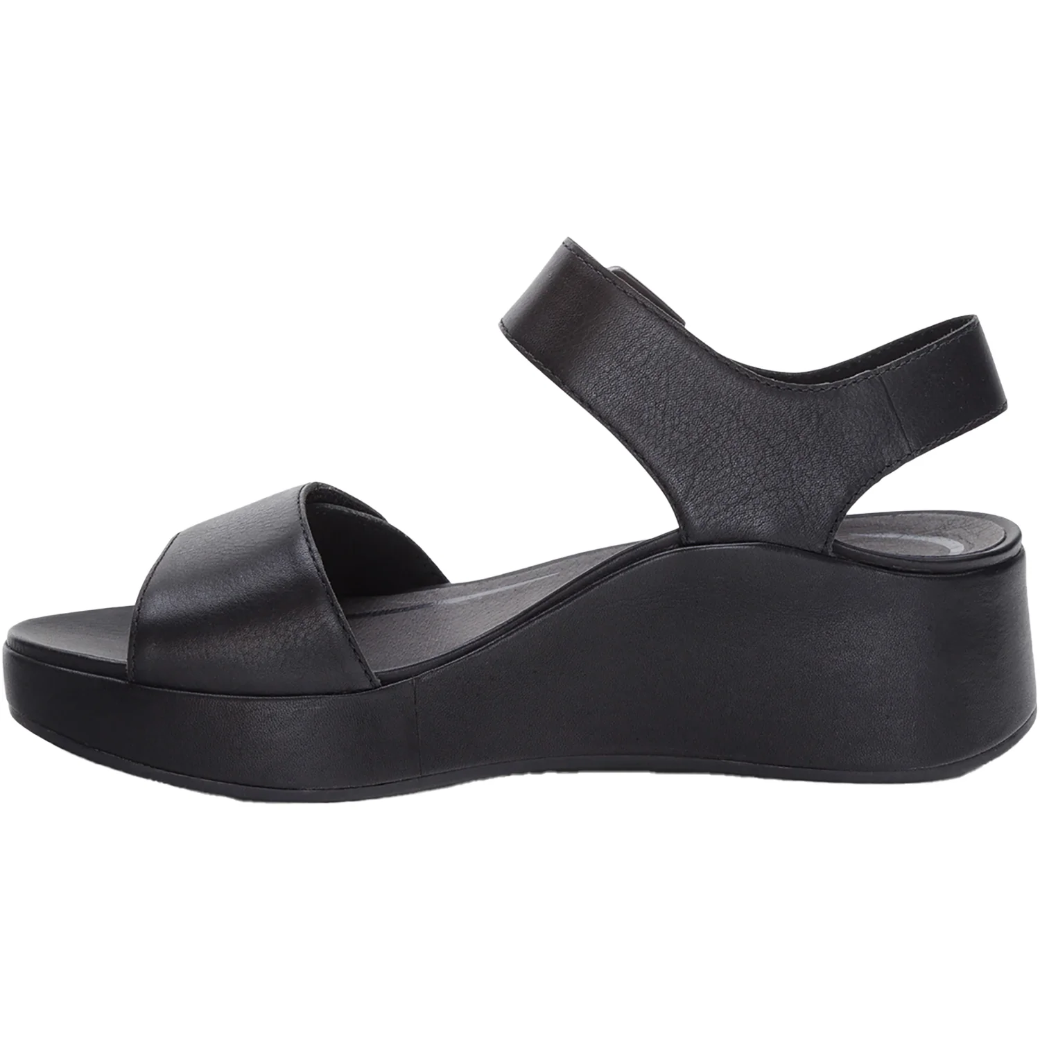 Aetrex Ariel Women's Wedge Sandals Black - Image 3