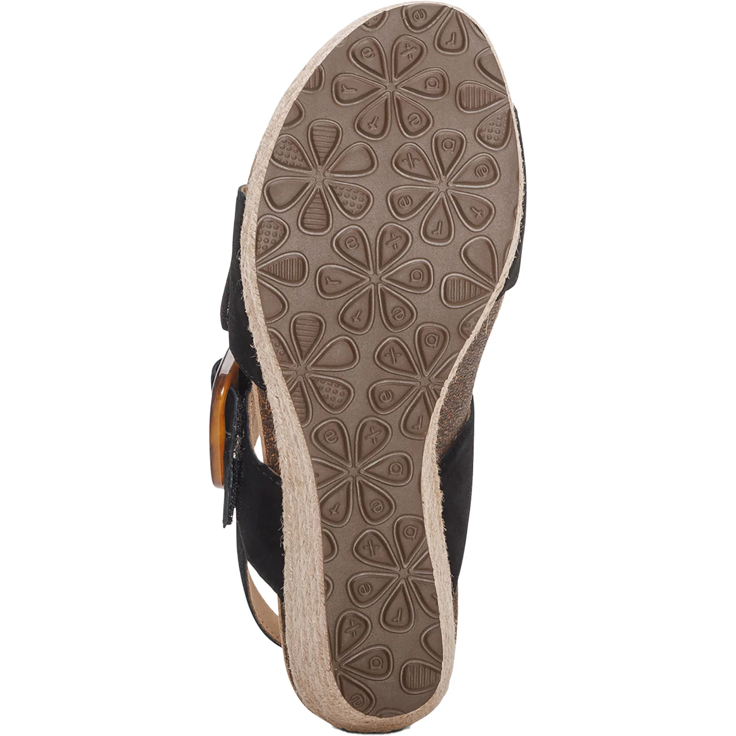 Aetrex Ashley Women's Sandals Black Leather - Image 4