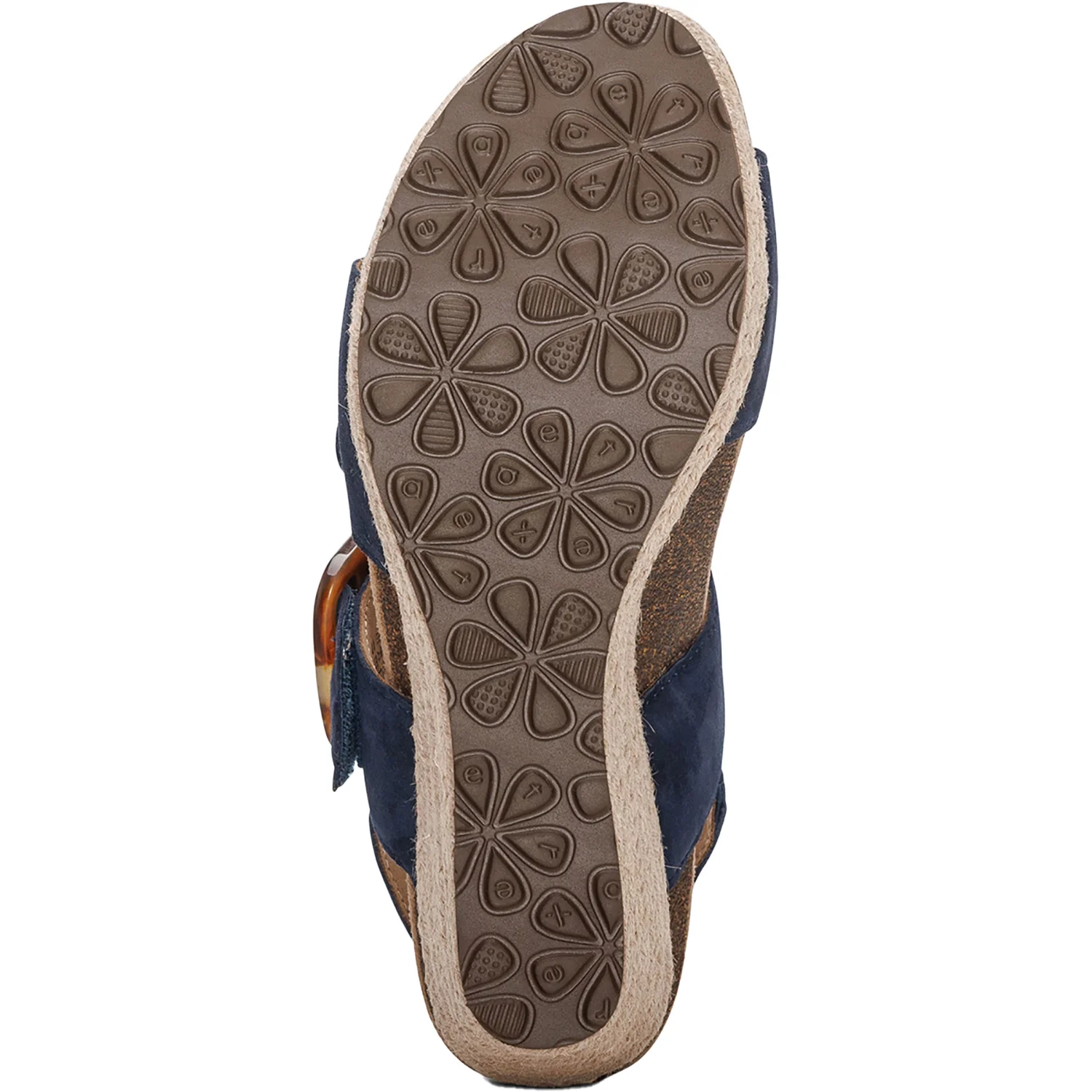 Aetrex Ashley Women's Sandals Navy Leather - Image 4