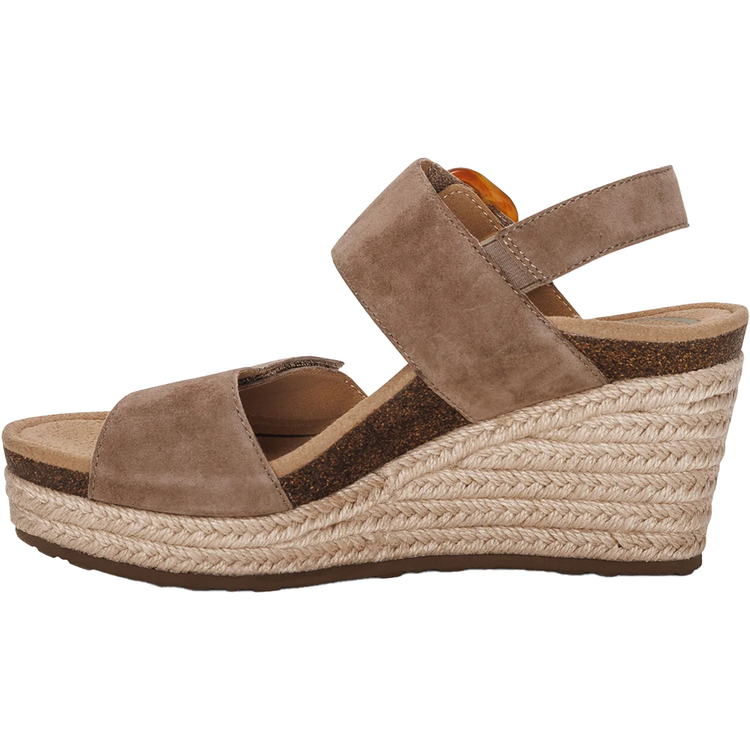 Aetrex Ashley Women's Sandals Taupe - Image 3