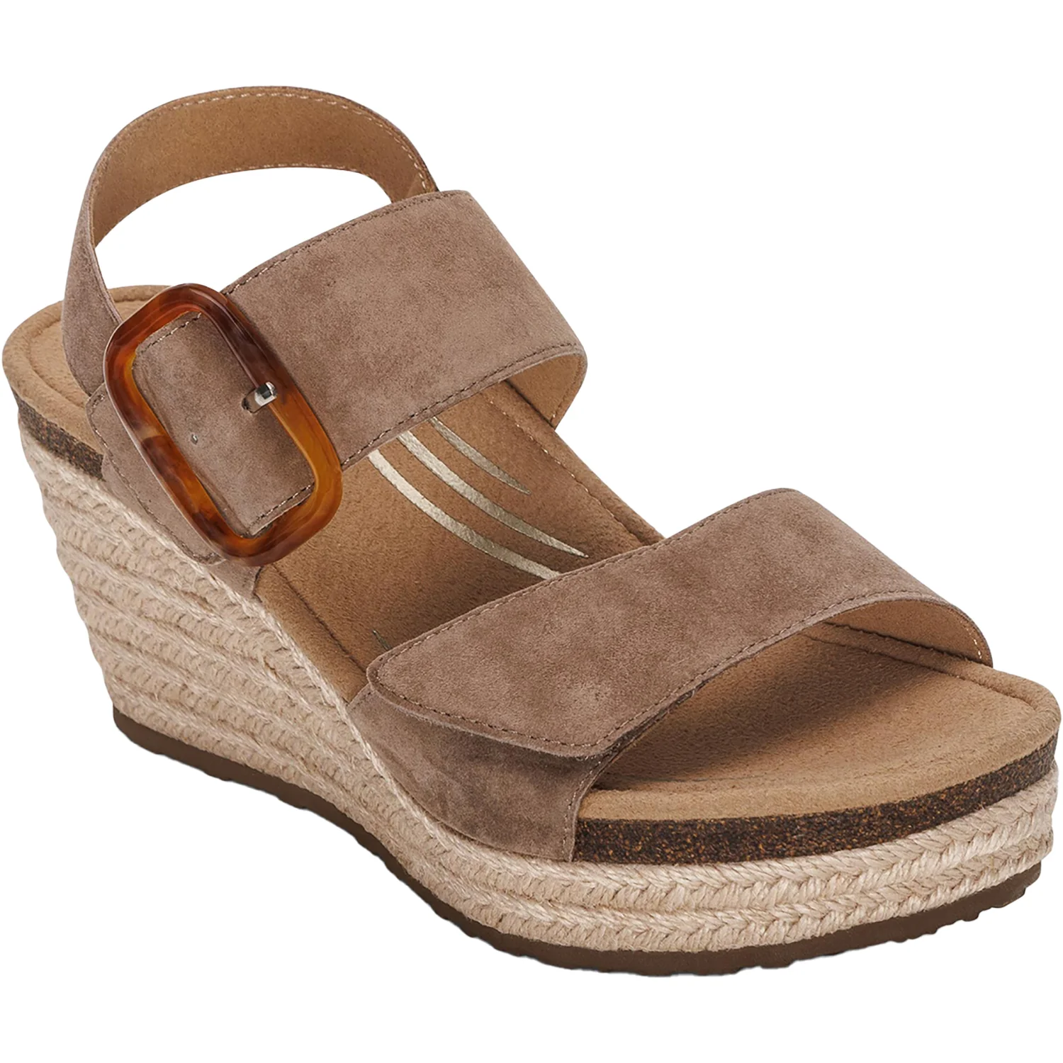 Aetrex Ashley Women's Sandals Taupe - Image 5