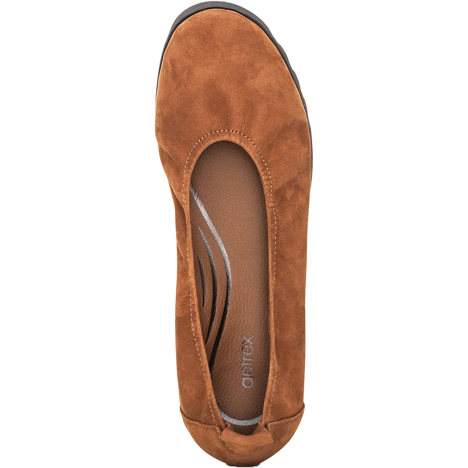Aetrex Brianna Women's Slip On Shoes Scotch Suede - Image 2