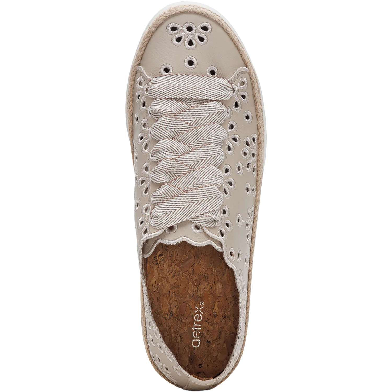 Aetrex Charlotte Women's Lace Up Shoes Tan - Image 2