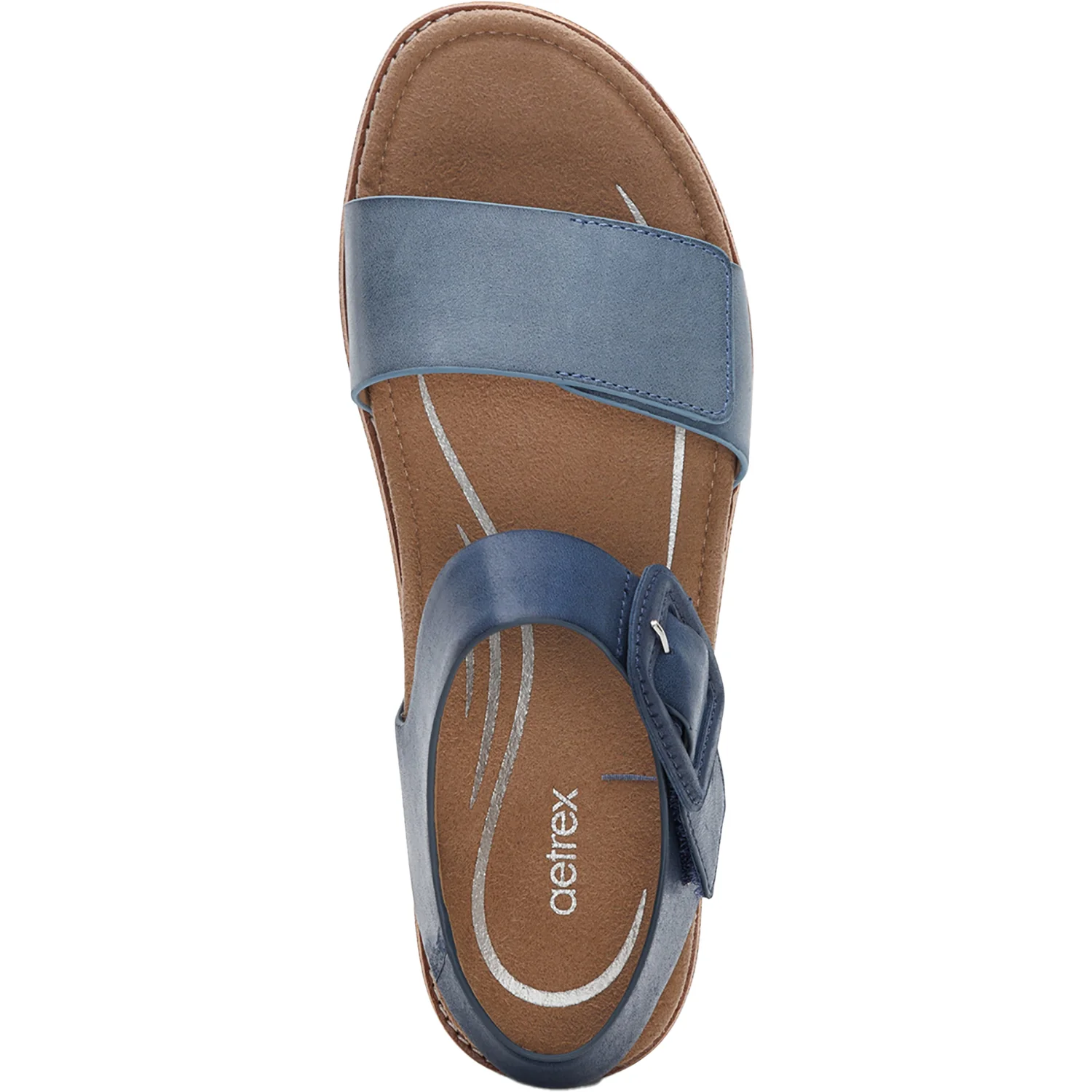 Aetrex Claire Women's Sandals Navy - Image 2