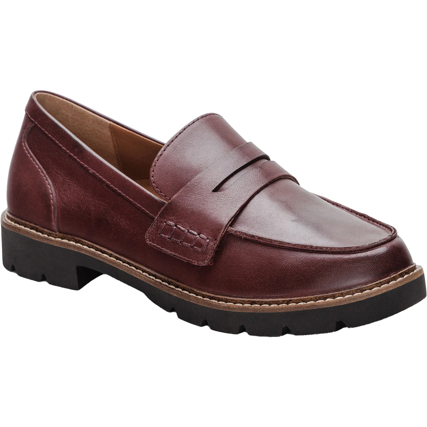Aetrex Collette Loafer Women's Loafers Burgundy - Image 5