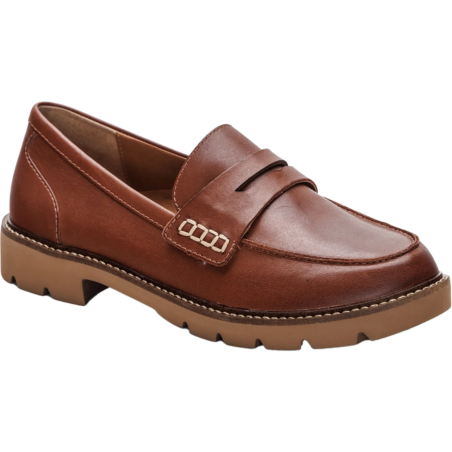 Aetrex Collette Women's Shoes Cognac - Image 4