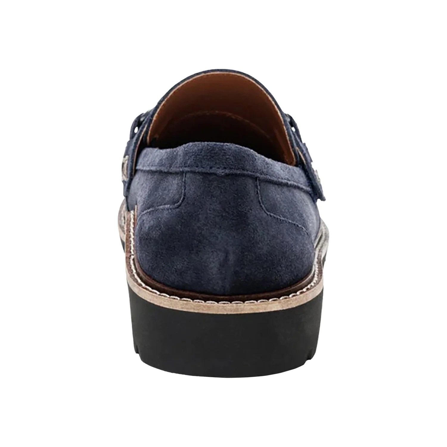 Aetrex Collette Women's Slip Ons Navy Suede - Image 6