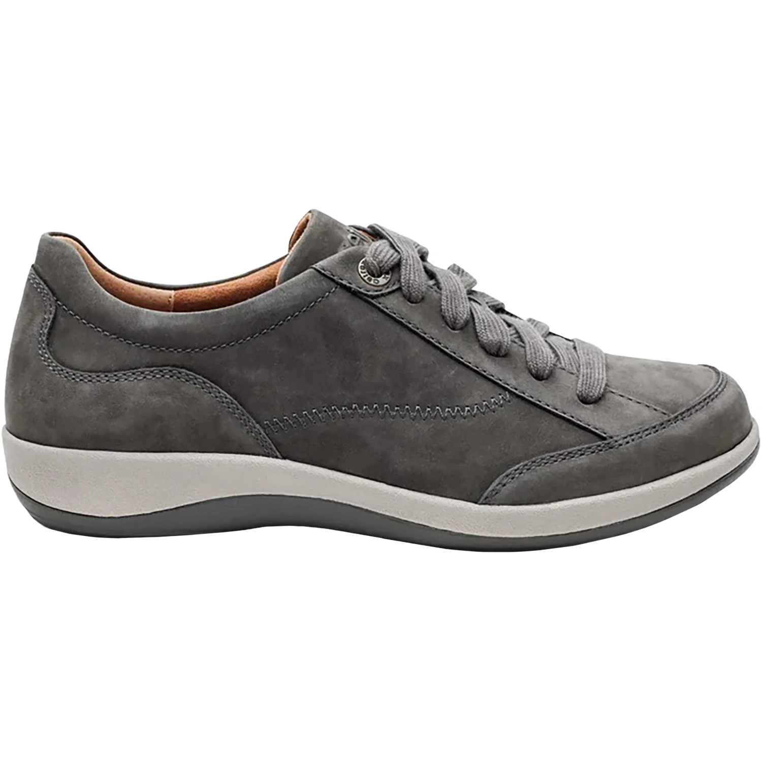 Aetrex Dahlia Women's Lace Up Shoes Charcoal Nubuck