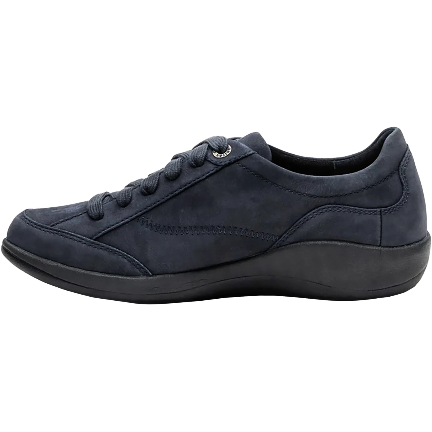 Aetrex Dahlia Women's Lace Up Shoes Navy Nubuck - Image 3