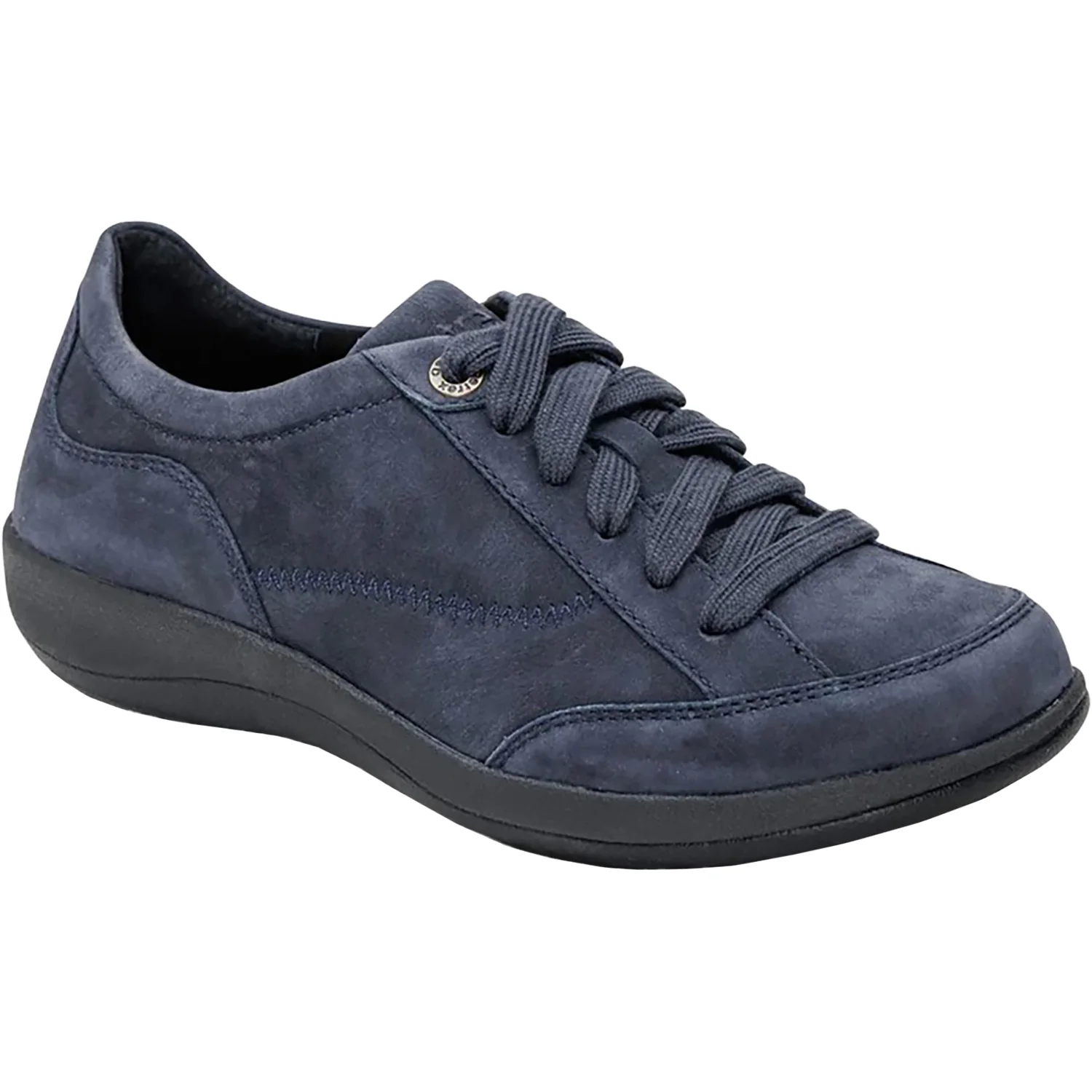 Aetrex Dahlia Women's Lace Up Shoes Navy Nubuck - Image 4