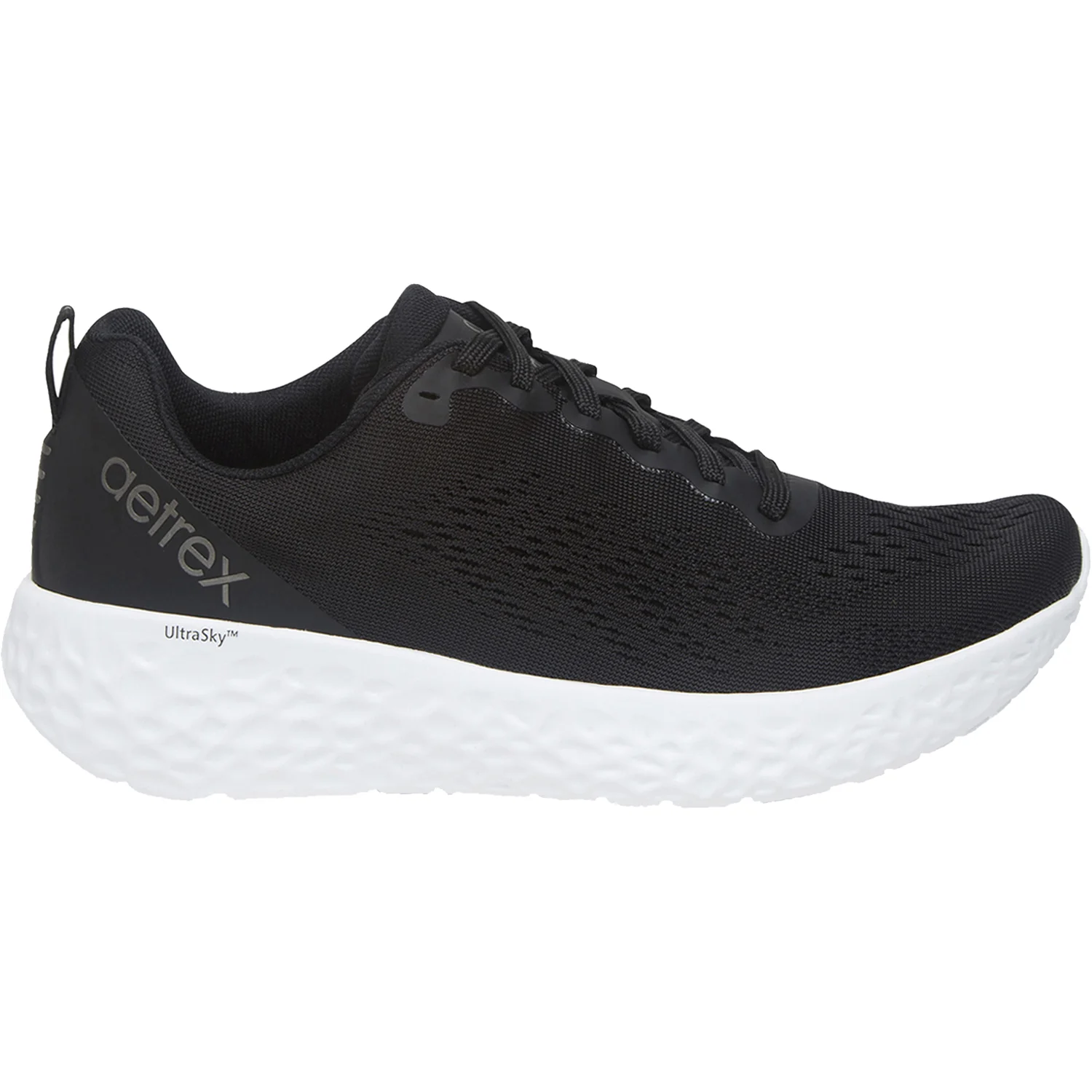 Aetrex Danika Women's Arch Support Sneakers Black Mesh