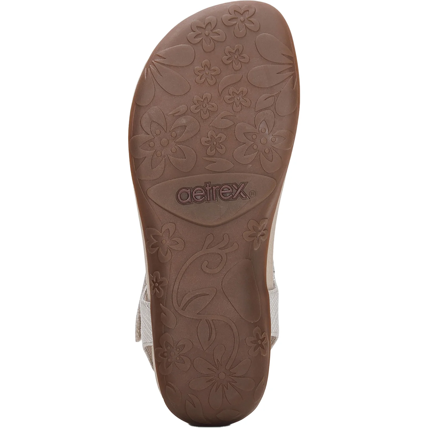 Aetrex Ellie Women's Sandals Grey Textured Synthetic - Image 4